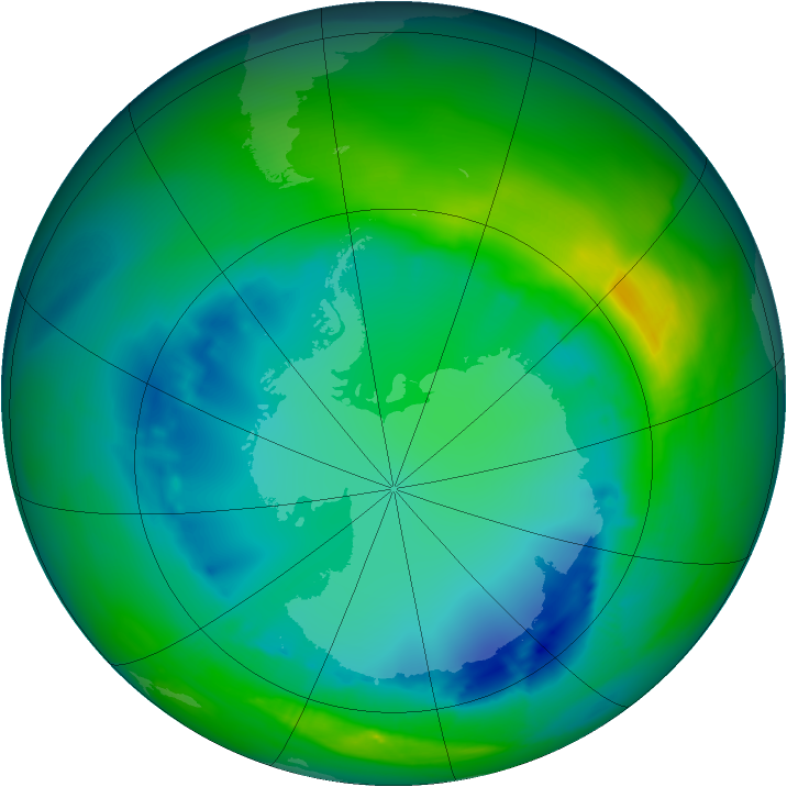 Ozone Map 2007-08-06